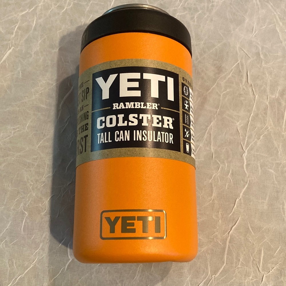YETI Rambler Colster Tall Can Insulator - King Crab Orange